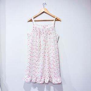 Vintage cream floral nightgown